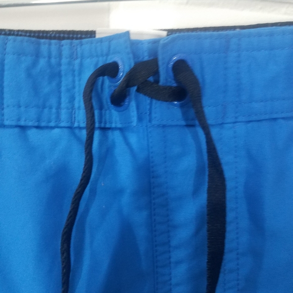 Nike Blue and Neon Swim Trunks - Picture 3 of 11